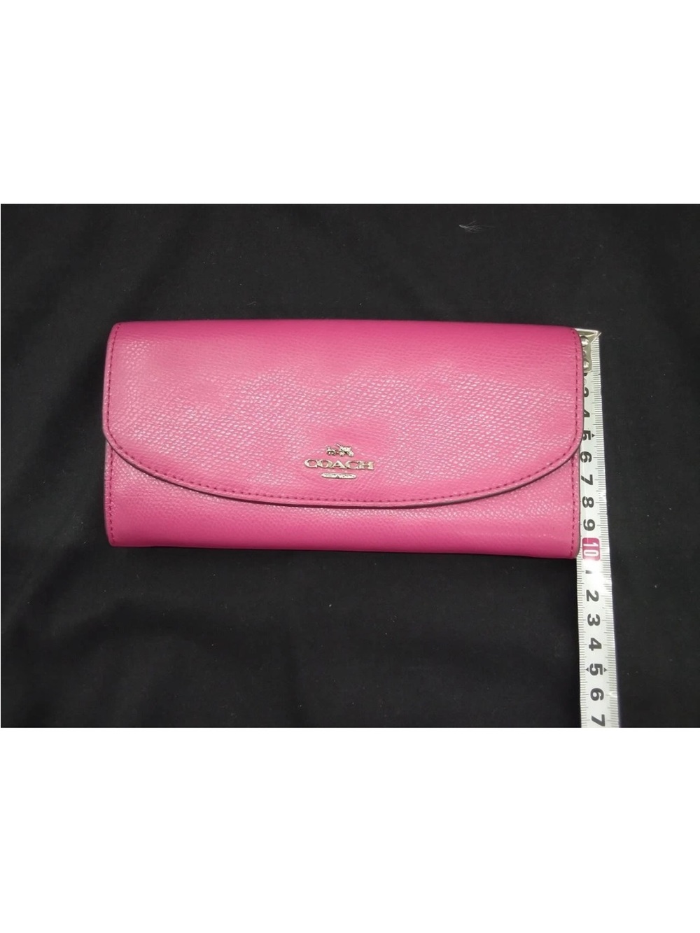 Coach Hot Pink Leather Continental Wallet - Coach - Picture 10 of 10